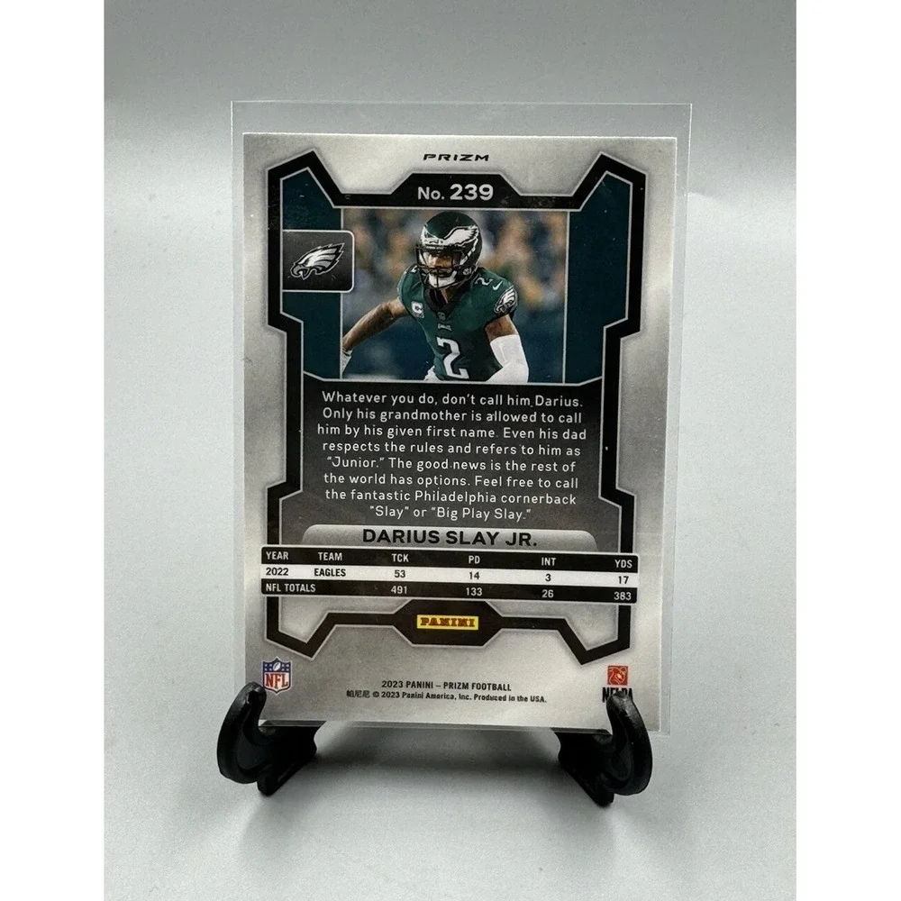 2023 Prizm Football Orange Disco Darius Slay‎ Jr Philadelphia Eagles